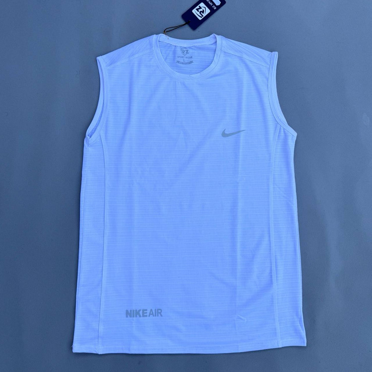رکابی ورزشی مردانه نایک Nikeپارچه میراژ | رکابی حرفهای بدنسازی، سبک، خنک و تنفسپذیر